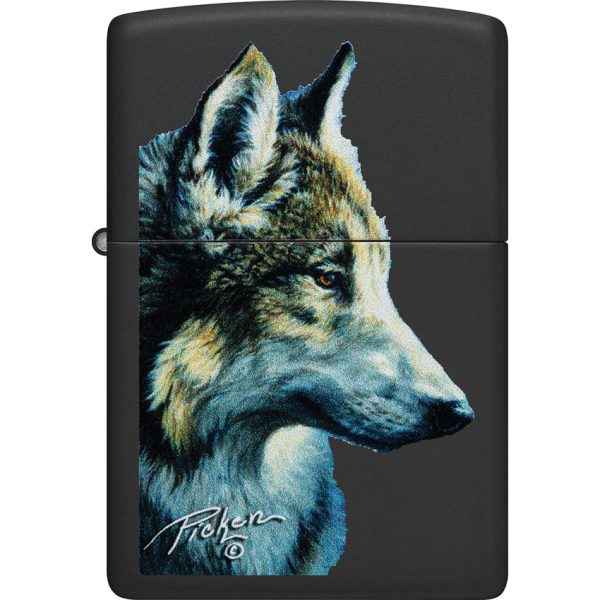 ZO53226_add_01 Zippo Linda Picken Black Matte Lighter