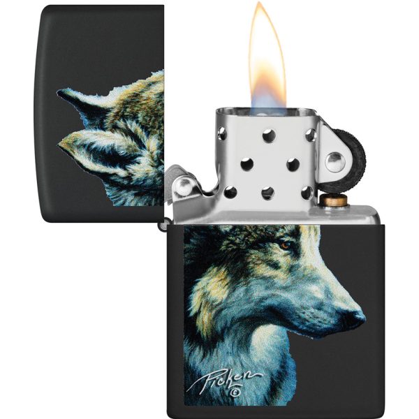 ZO53226_add_02 Zippo Linda Picken Black Matte Lighter