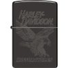 Zippo Harley Davidson Eagle Black Ice Lighter