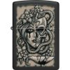 Zippo Gory Tattoo Design Black Matte Lighter
