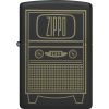 Zippo Vintage TV Design Lighter Black Matte