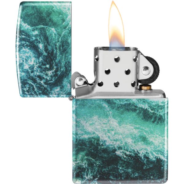 Zippo Rogue Wave Design Lighter 540 Color Wrap