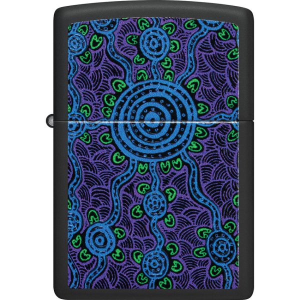 Zippo John Smith Gumbula Design Black Matte Lighter