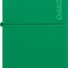 Zippo Grass Green Matte Lighter w/ Zippo Logo - Boxed