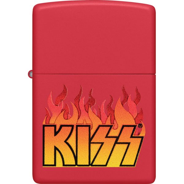 Zippo KISS Red Matte Lighter