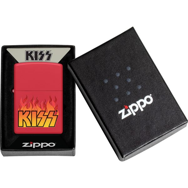 Zippo KISS Red Matte Lighter