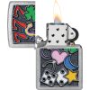 Zippo All Luck Street Chrome Lighter