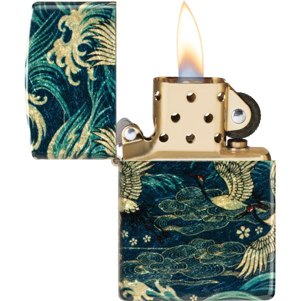 Zippo Asian Bird Lighter 540 Color Process