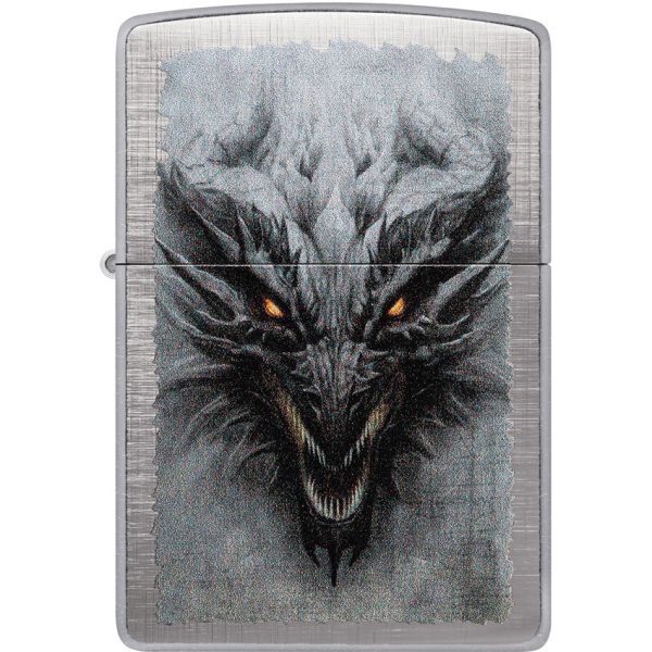 Zippo Dragon Lighter Linen Weave