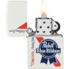 Zippo Pabst Blue Ribbon White Matte Lighter