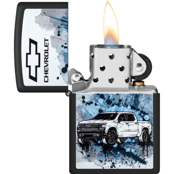 Zippo Chevrolet Truck Black Matte Lighter