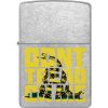 Zippo Don't Tread On Me Lighter - Street Chrome, Boxed (ZO56213)