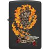 Zippo Rick Rietveld Skull Lighter Black Matte