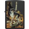 Zippo Linda Picken Wolf Black Matte Lighter