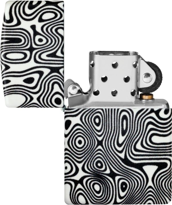 Zippo Glowing Swirls Lighter, Glow in the Dark