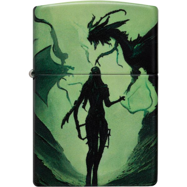 Zippo Glowing Dragon Glow in the Dark Lighter