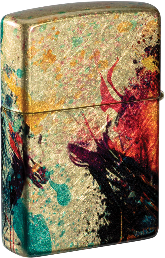 Zippo Painted Tiger Lighter 540 Fusion Brass