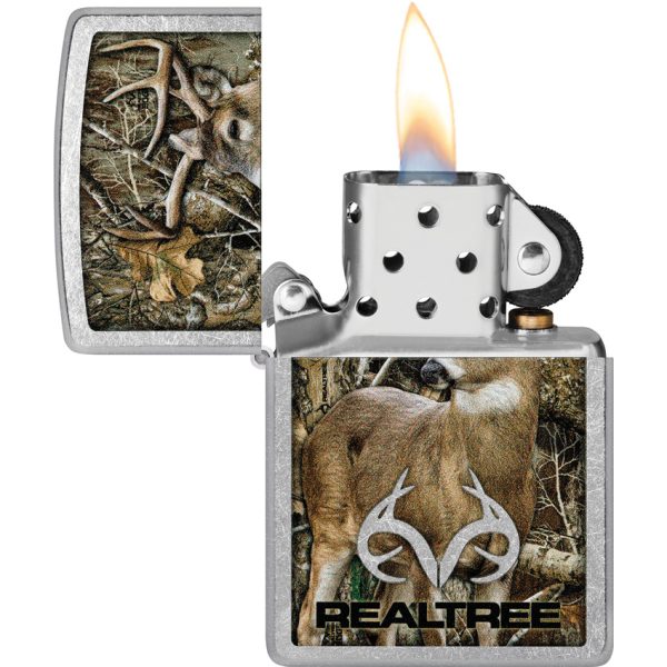 Zippo Realtree Edge Street Chrome Lighter