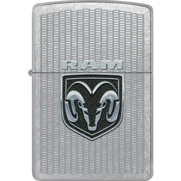 Zippo Ram Logo Street Chrome Lighter