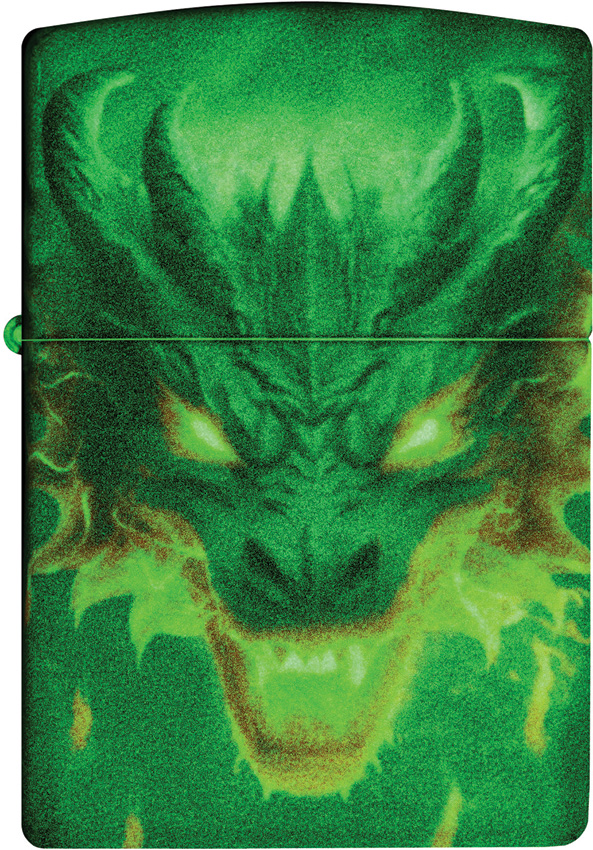Zippo Glowing Dragon Lighter Glow in the Dark
