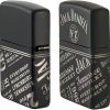 ZO59448_add_03 Zippo Jack Daniels Old No 7 Lighter Black Matte Laser 360