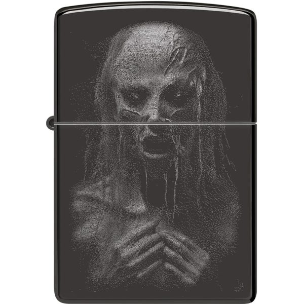 Zippo Monster Lighter High Polish Black Ice
