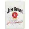 Zippo Jim Beam Rosette White Matte Lighter