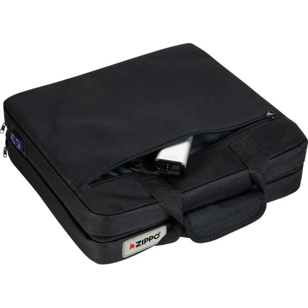 Zippo Double Heated Seat 15" Black w/ USB Power Pocket