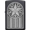 Zippo American Metal Emblem Lighter Black Matte