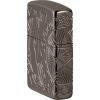 Zippo Armor Wicca Design Black Ice Lighter