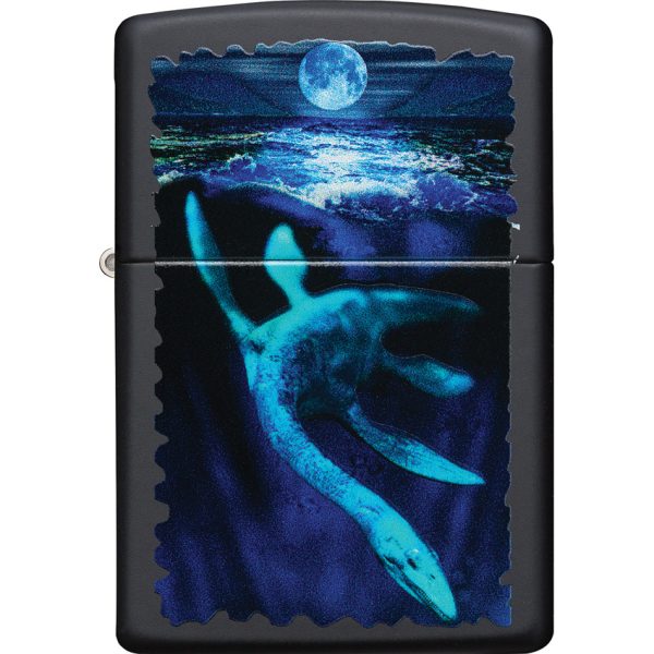 Zippo Black Light Loch Ness Design Lighter