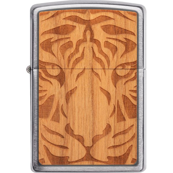Zippo Woodchuck Cherry Tiger Lighter