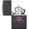 Zippo Crown Royal Design Lighter Black Matte