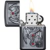 Zippo Winged Dragon Cross Lighter Black Matte