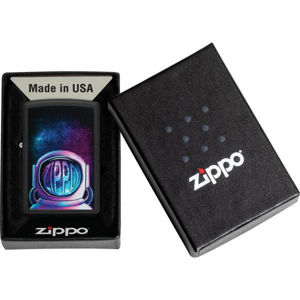 Zippo Astronaut Black Matte Lighter