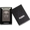 Zippo Screaming Monster Lighter Black Ice