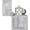 Zippo Retro Design Brushed Chrome Lighter