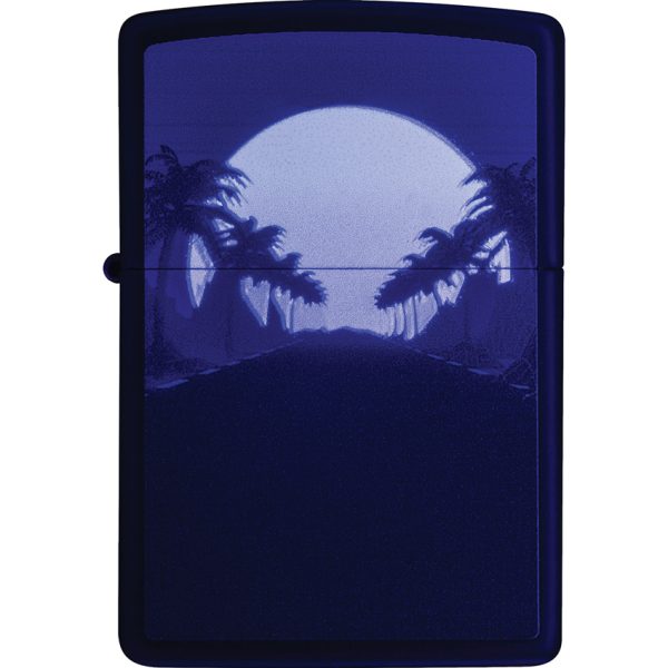 Zippo Sunset Black Light Lighter Black Matte