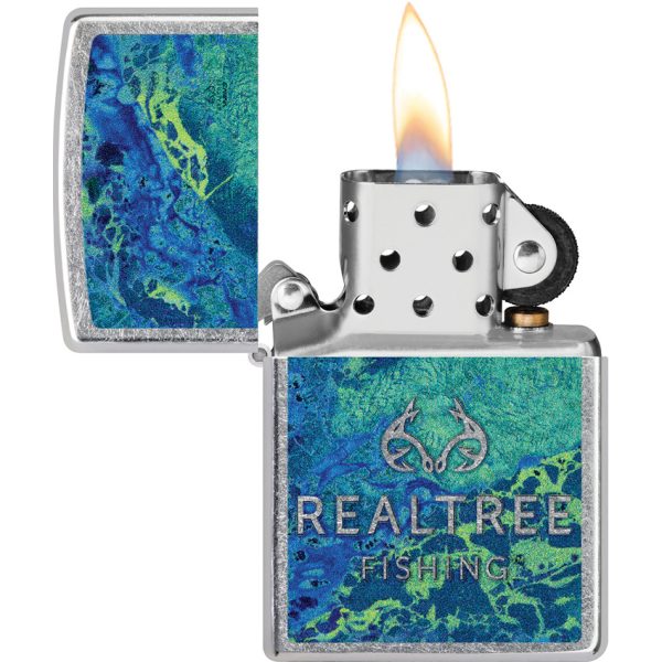 Zippo Realtree Wav3 Street Chrome Lighter