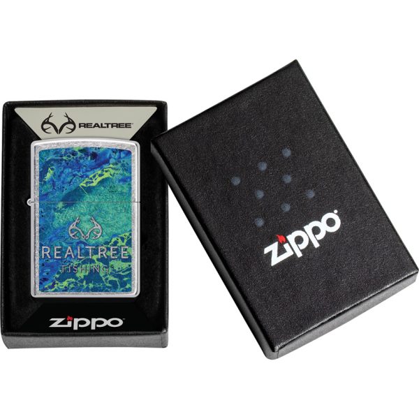 Zippo Realtree Wav3 Street Chrome Lighter