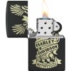 Zippo Harley-Davidson Black Matte Lighter