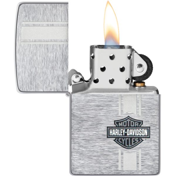 Zippo Harley-Davidson Brushed Chrome Lighter