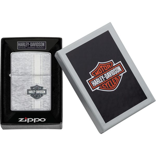 Zippo Harley-Davidson Brushed Chrome Lighter