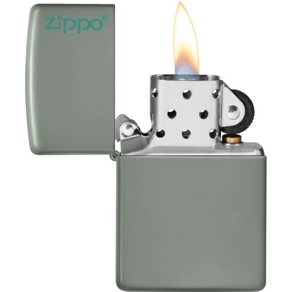 Zippo Classic Lighter Sage Logo