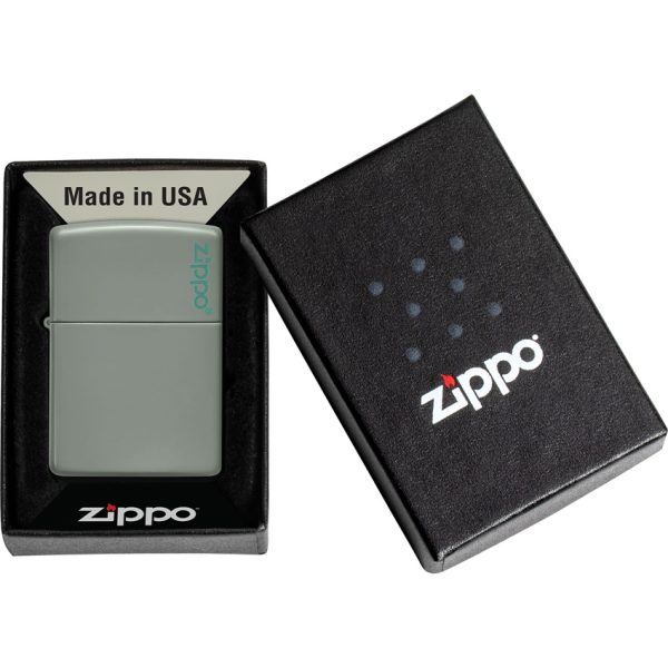 Zippo Classic Lighter Sage Logo