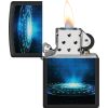 ZO73664_add_02 Zippo UFO Flame Design Blacklight Lighter Black Matte
