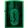 Zippo Woman in Tube Glow in Dark Cream Matte Lighter