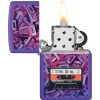 Zippo 80s Cassette Tape Lighter Purple