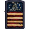 Zippo Dont Tread On Me Blue Matte Lighter