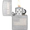 Zippo U.S. Army Lighter - Street Chrome, Boxed (ZO73755)